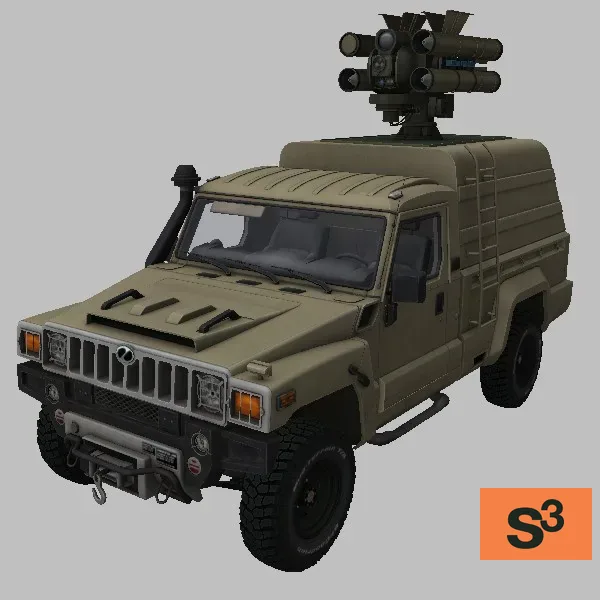 ARAS-2-Pirooz · IR · desert — 3D model preview