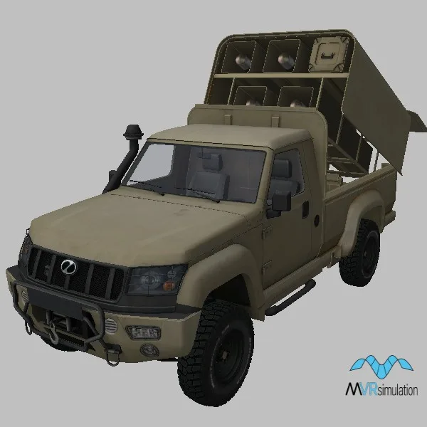 ARAS-3 · Qaem-118 · IR · desert — 3D model preview