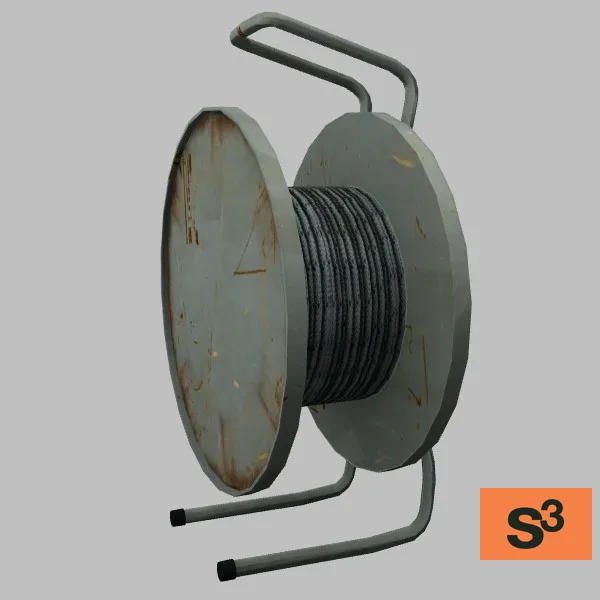 Arresting Gear Wheel-001 — 3D model preview