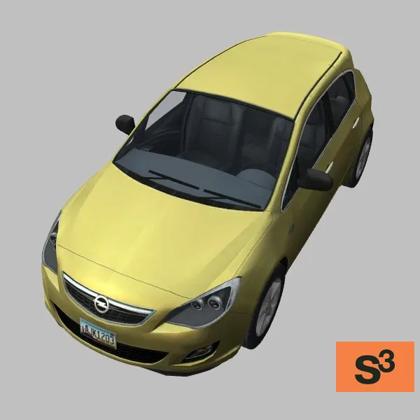 Astra · US · yellow — 3D model preview
