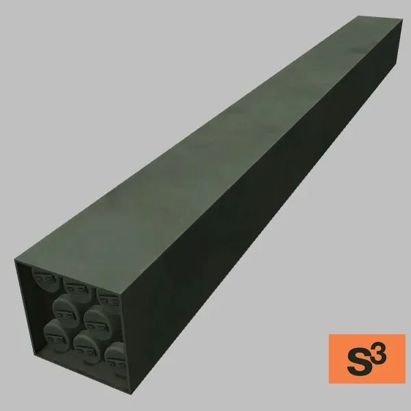 Astros-II-container-001 · BR · green — 3D model preview
