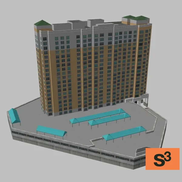 Bay-Shore-building-001 — 3D model preview