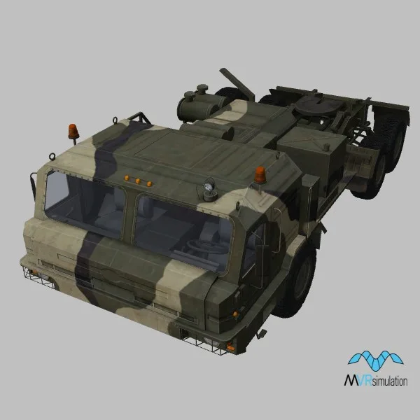 BAZ-64022-6x6-tractor · RU · camo — 3D model preview
