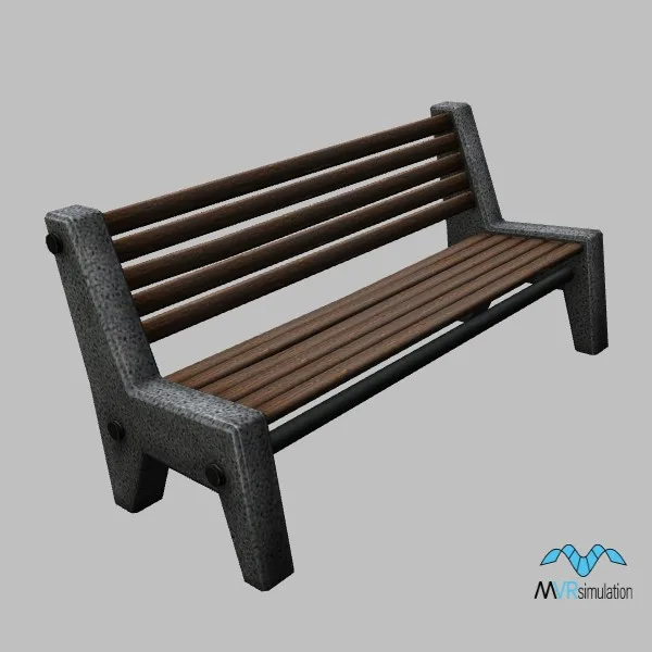 bench-002 — 3D model preview
