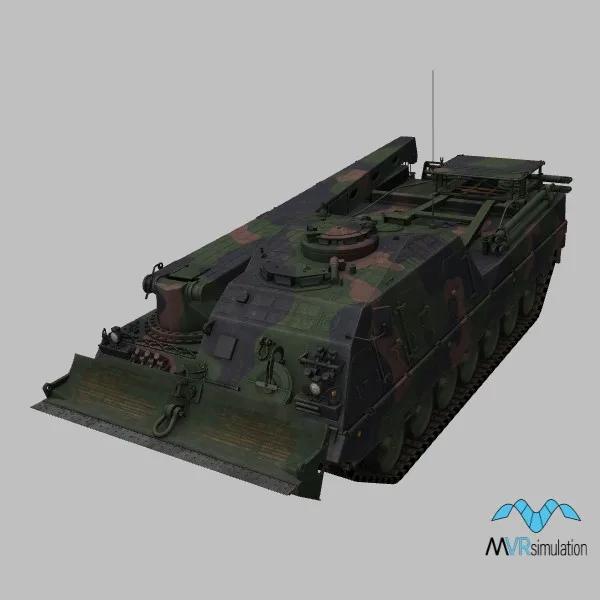 Bergepanzer-3 · NL · camo — 3D model preview