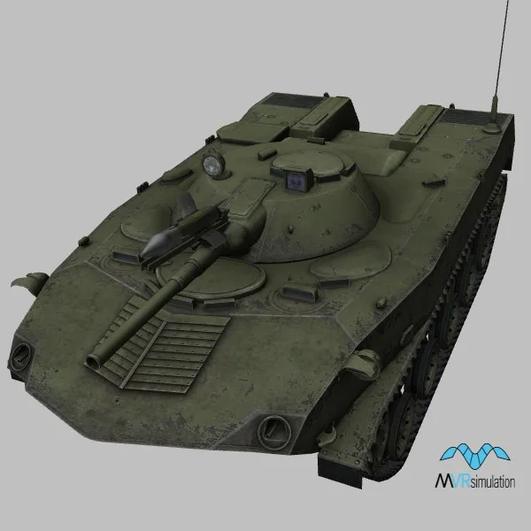 BMD-1 · BY · green — 3D model preview