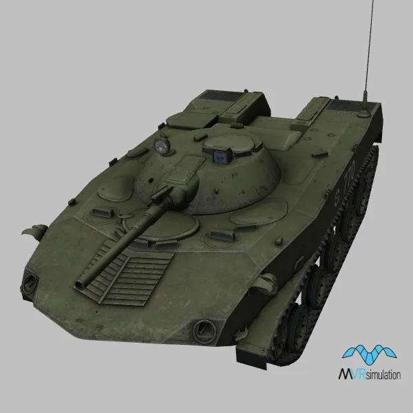 BMD-1 · UA · green — 3D model preview
