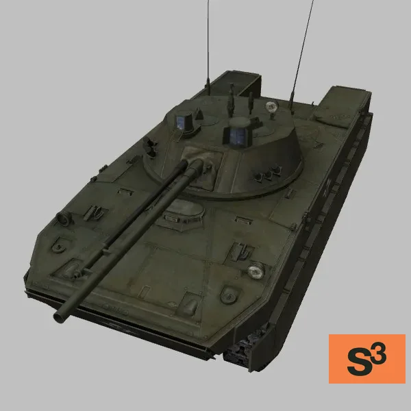 BMD-4M · RU · green — 3D model preview