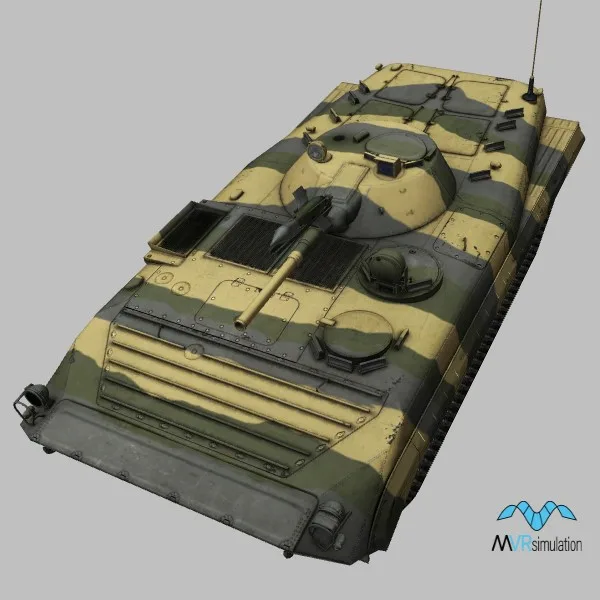 BMP-1 · IR · camo — 3D model preview