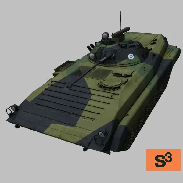BMP-2-9K113 · FI · camo — 3D model preview