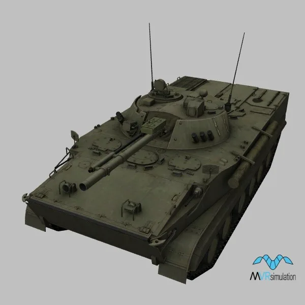 BMP-3K · RU · green — 3D model preview