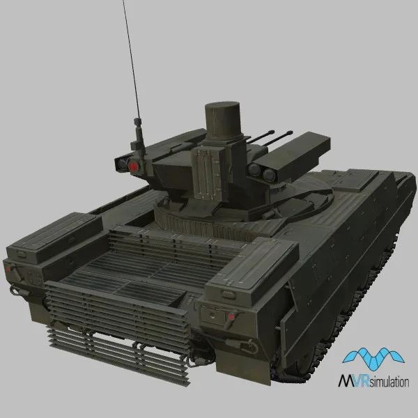 BMPT · RU · green — 3D model preview