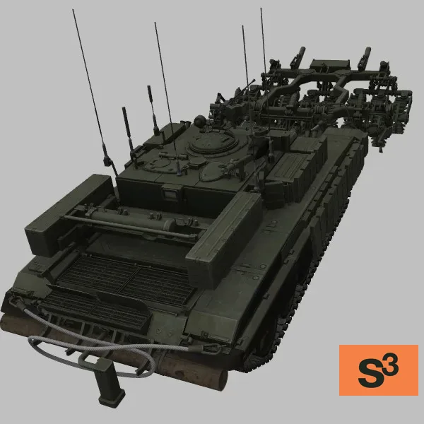 BMR-3MA · RU · green — 3D model preview