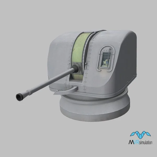 Bofors-57mm-Mk1 · SE · grey — 3D model preview