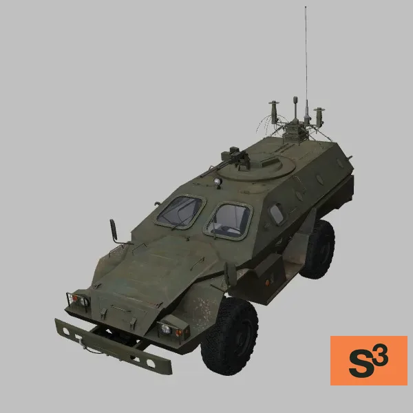 BPM-97 · Kord · RP-377UVM1L · RU · green — 3D model preview
