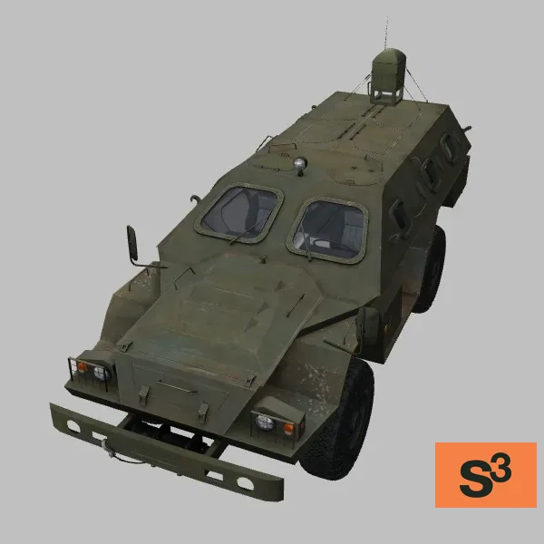 BPM-97 · Pelena-6BSFM · RU · green — 3D model preview