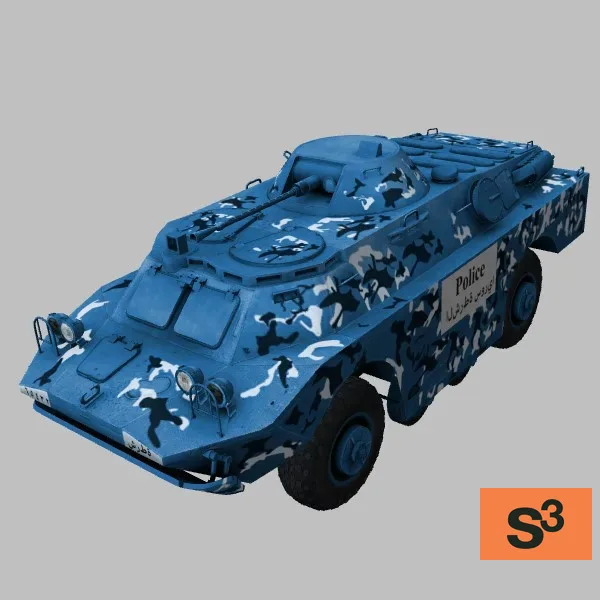 BRDM-2-Police · SY · camo — 3D model preview