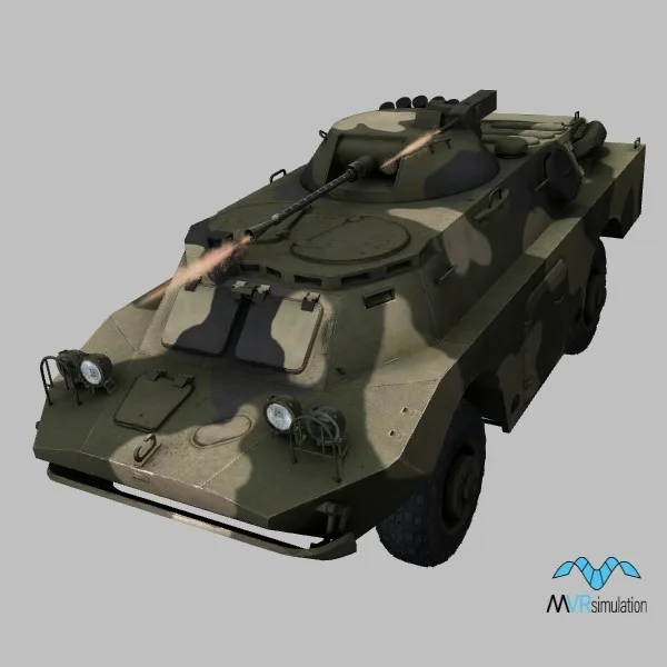 BRDM-2M · RU · camo — 3D model preview