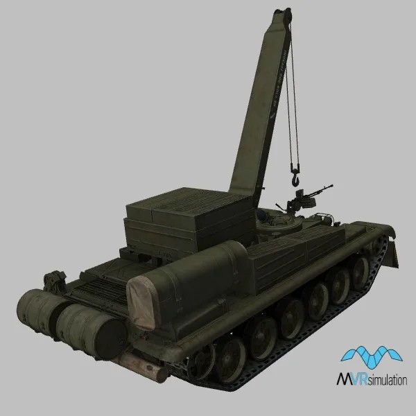 BREM-1M · RU · green — 3D model preview