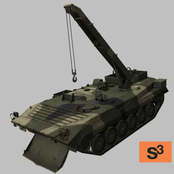 BREM-2 · RU · camo — 3D model preview