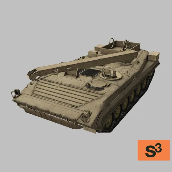 BREM-2 · SY · desert — 3D model preview