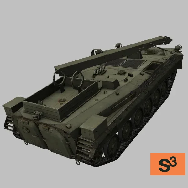 BREM-2 · UA · green — 3D model preview