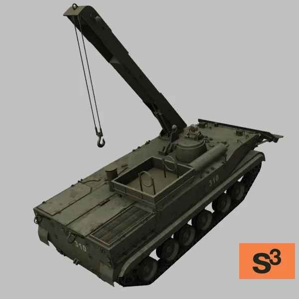 BREM-L · RU · green — 3D model preview