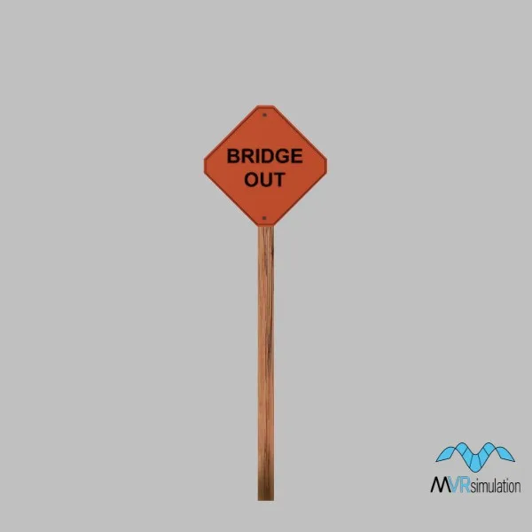 bridge out-sign-001b — 3D model preview