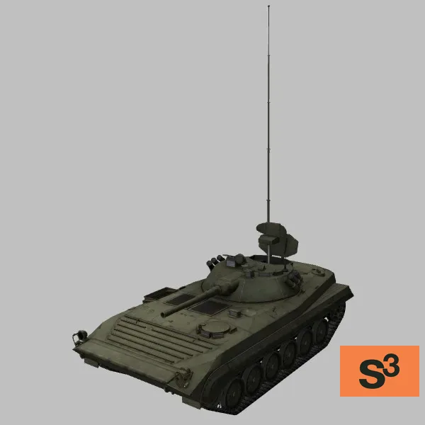 BRM-1K · RU · green — 3D model preview