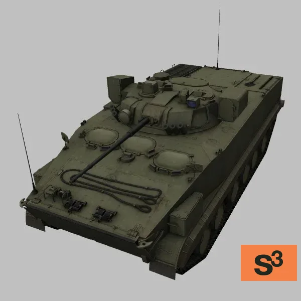 BRM-3K · RU · green — 3D model preview