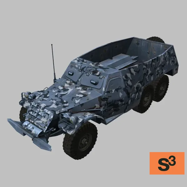 BTR-152 · SY · camo — 3D model preview