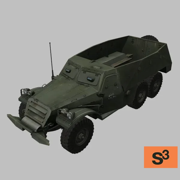 BTR-152 · SY · green — 3D model preview