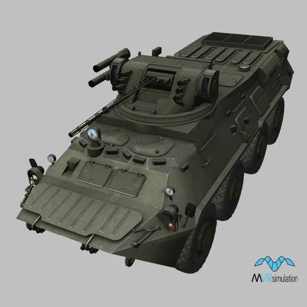 BTR-3E1 · UA · green — 3D model preview