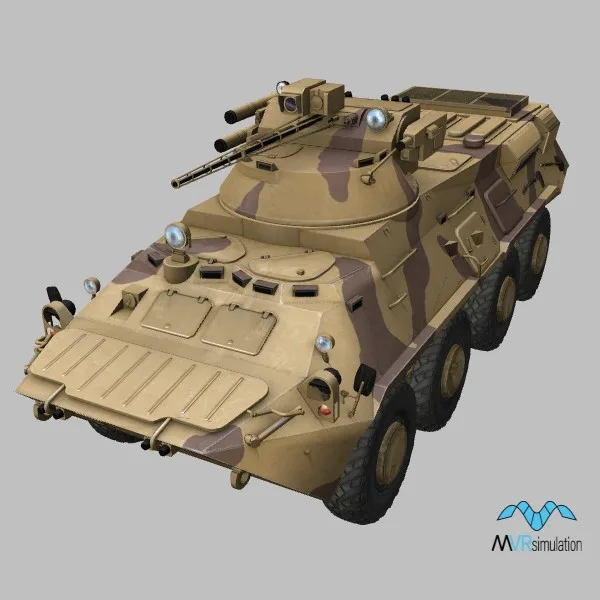 BTR-3U · AE · camo — 3D model preview