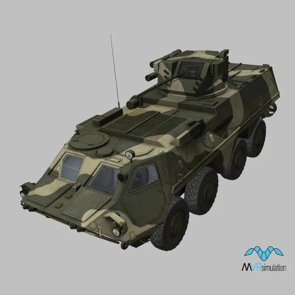 BTR-4V · UA · camo — 3D model preview