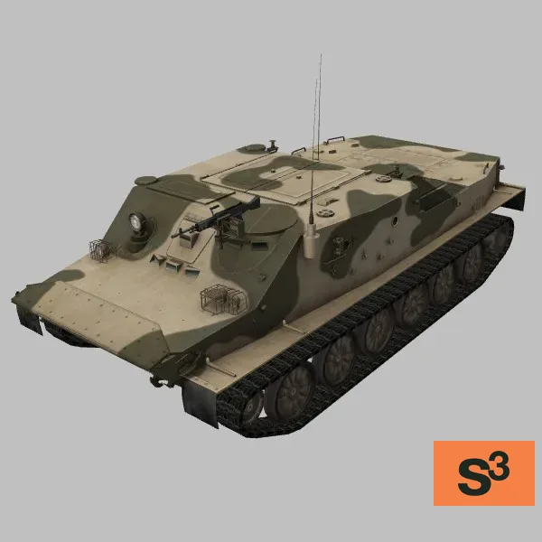 BTR-50PK · EG · camo — 3D model preview