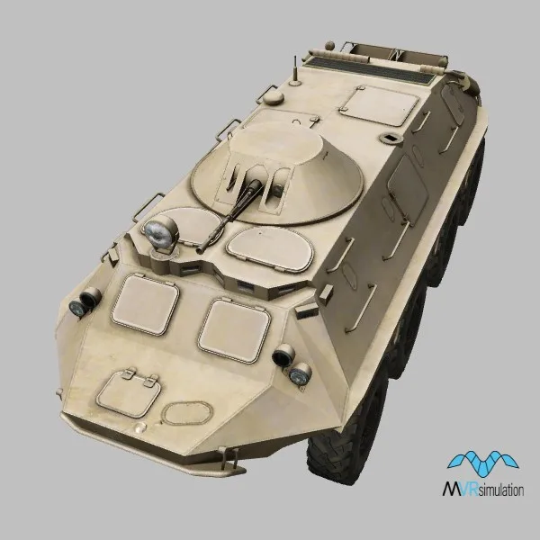 BTR-60PB · HTS · desert — 3D model preview