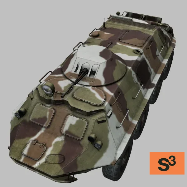 BTR-60PB · IR · camo — 3D model preview
