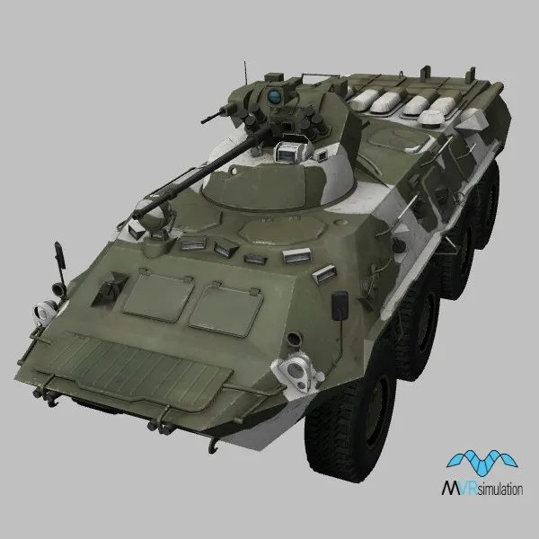 BTR-82AM · RU · winter — 3D model preview