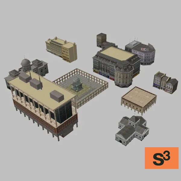 building cluster-001 — 3D model preview