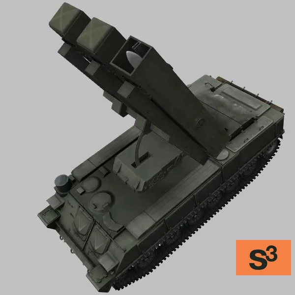 Buk-RIM-7 · UA · green — 3D model preview