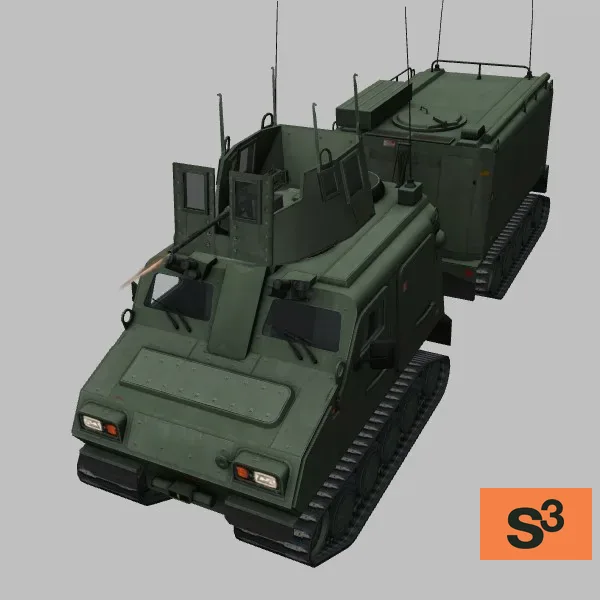 BvS-10 · GB · green — 3D model preview