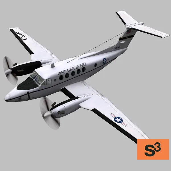 C-12 · US · white — 3D model preview