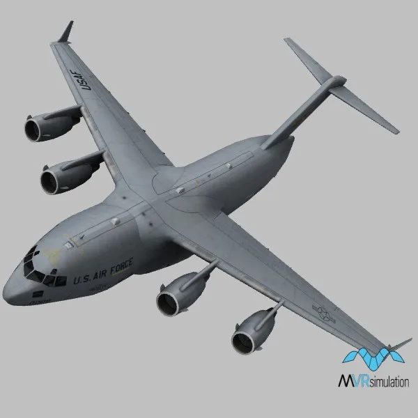 C-17A · US · grey — 3D model preview