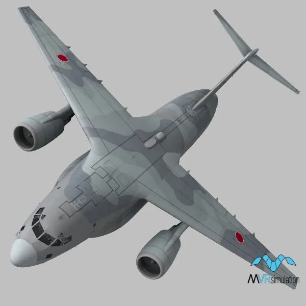 C-2 · JP · grey — 3D model preview