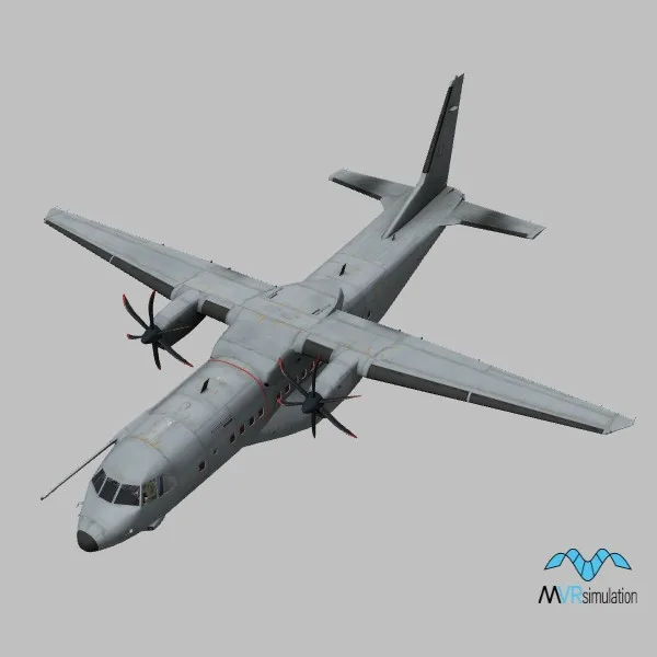 C-295M · FI · grey — 3D model preview