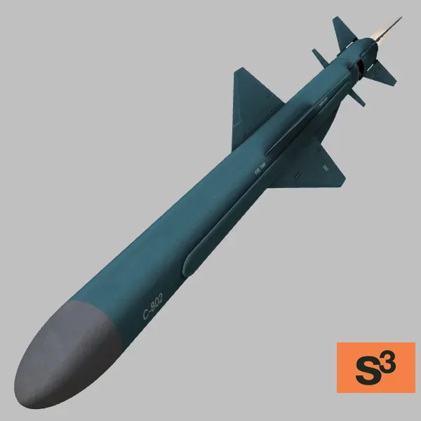 C-802 · IR · blue — 3D model preview