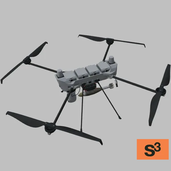 C100-mod1 · US · grey — 3D model preview