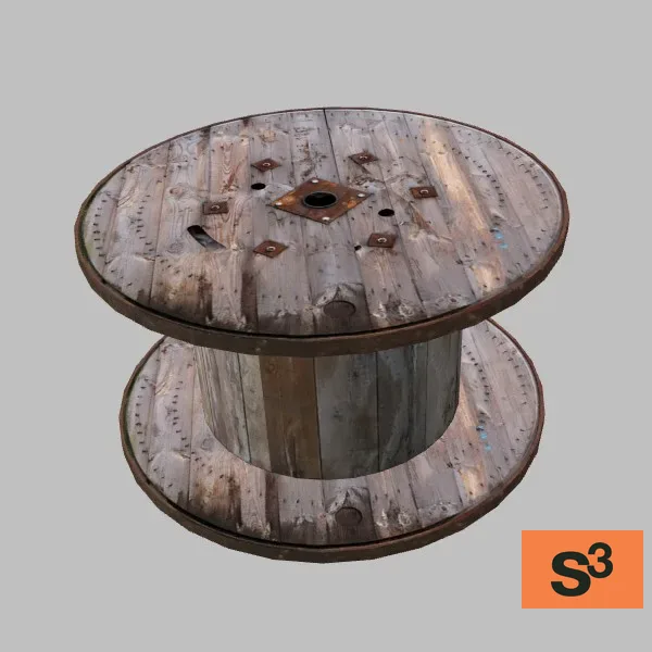 cable-spool-001 — 3D model preview
