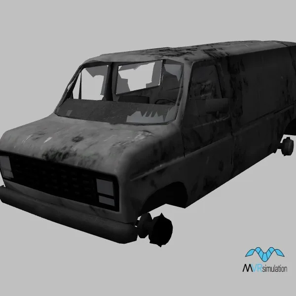car wrecked-006 — 3D model preview